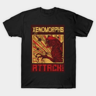 Xenomorphs Attack! T-Shirt